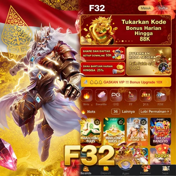 F32 Slot Anti Rungkad Indonesia