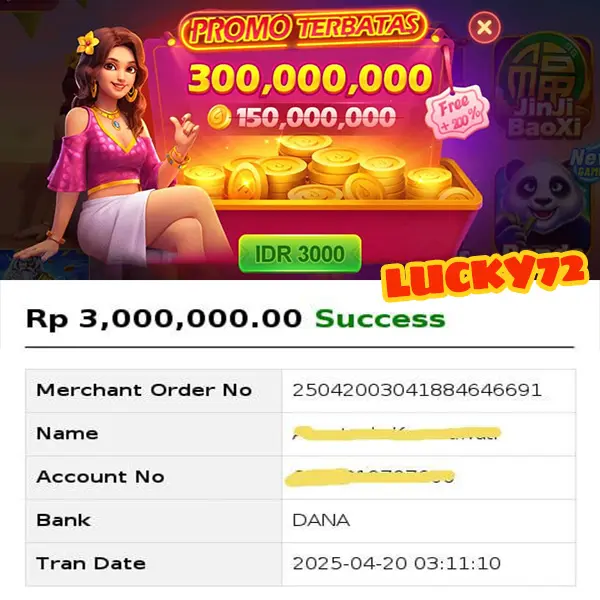 LUCKY72 Mobile APK Versi 2026
